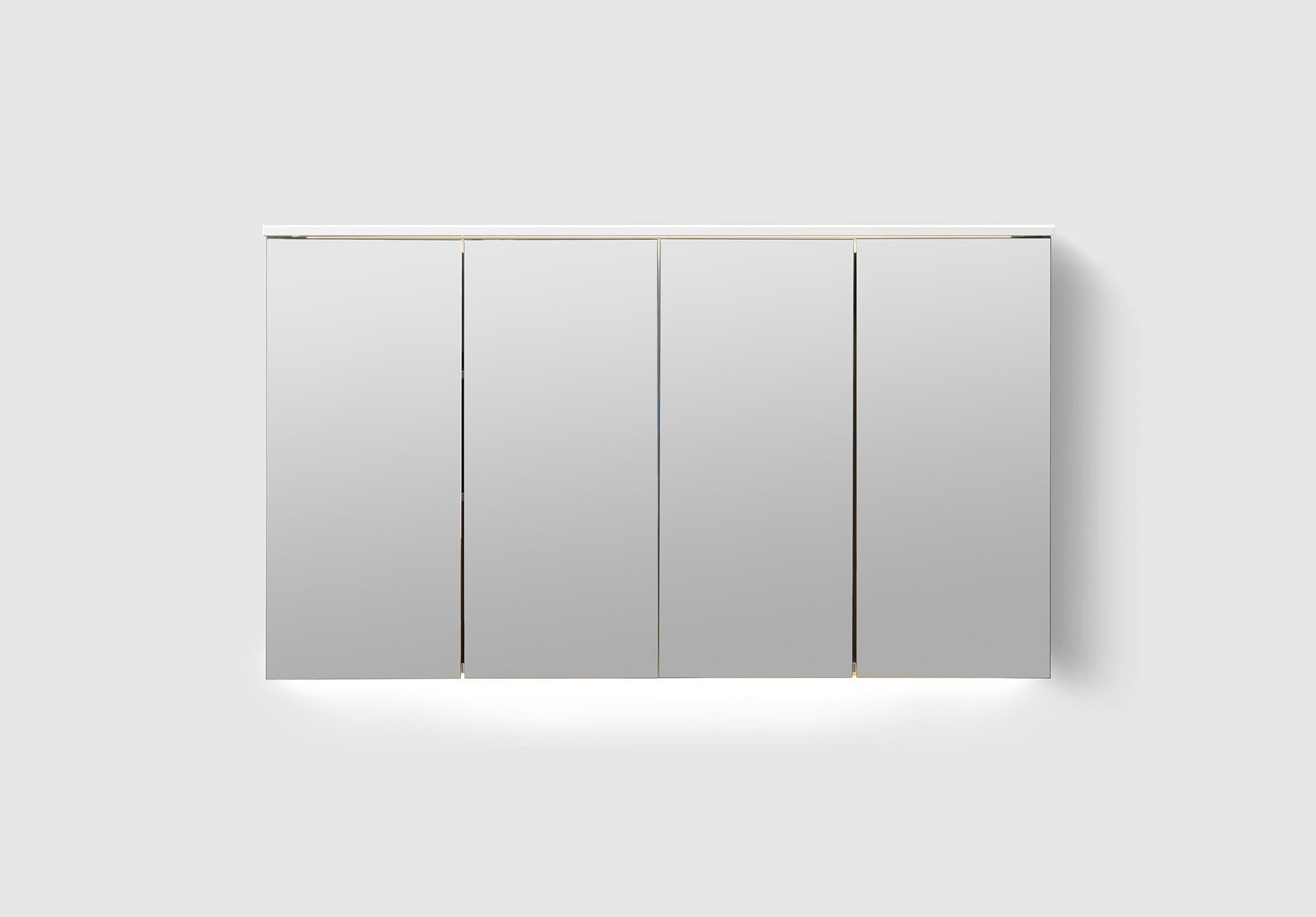 H3/MC120 White H3 Mirror Cabinet