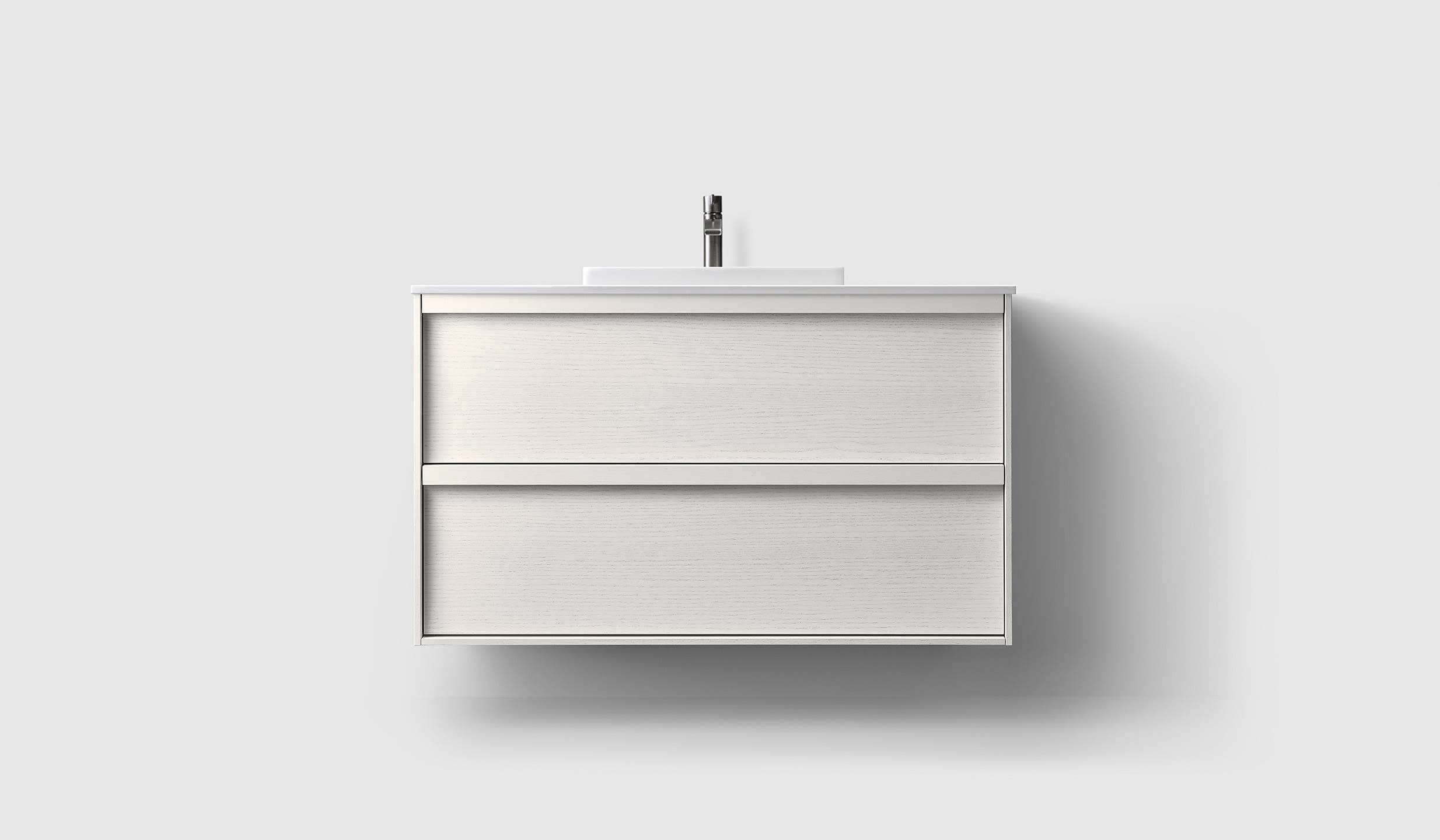 H2/100 - White Wood - White Solid