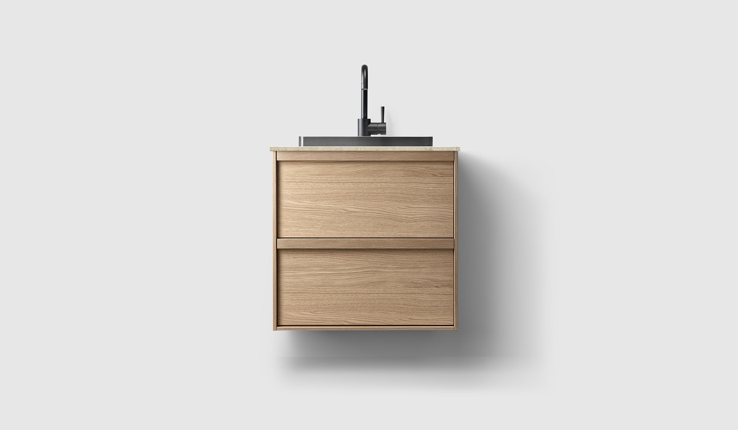 H2/60 - Oak Wood - AGH/Black Chrome