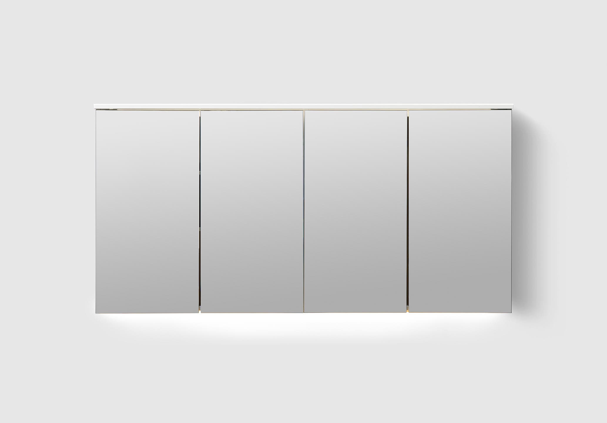 H3/MC140 White H3 Mirror Cabinet