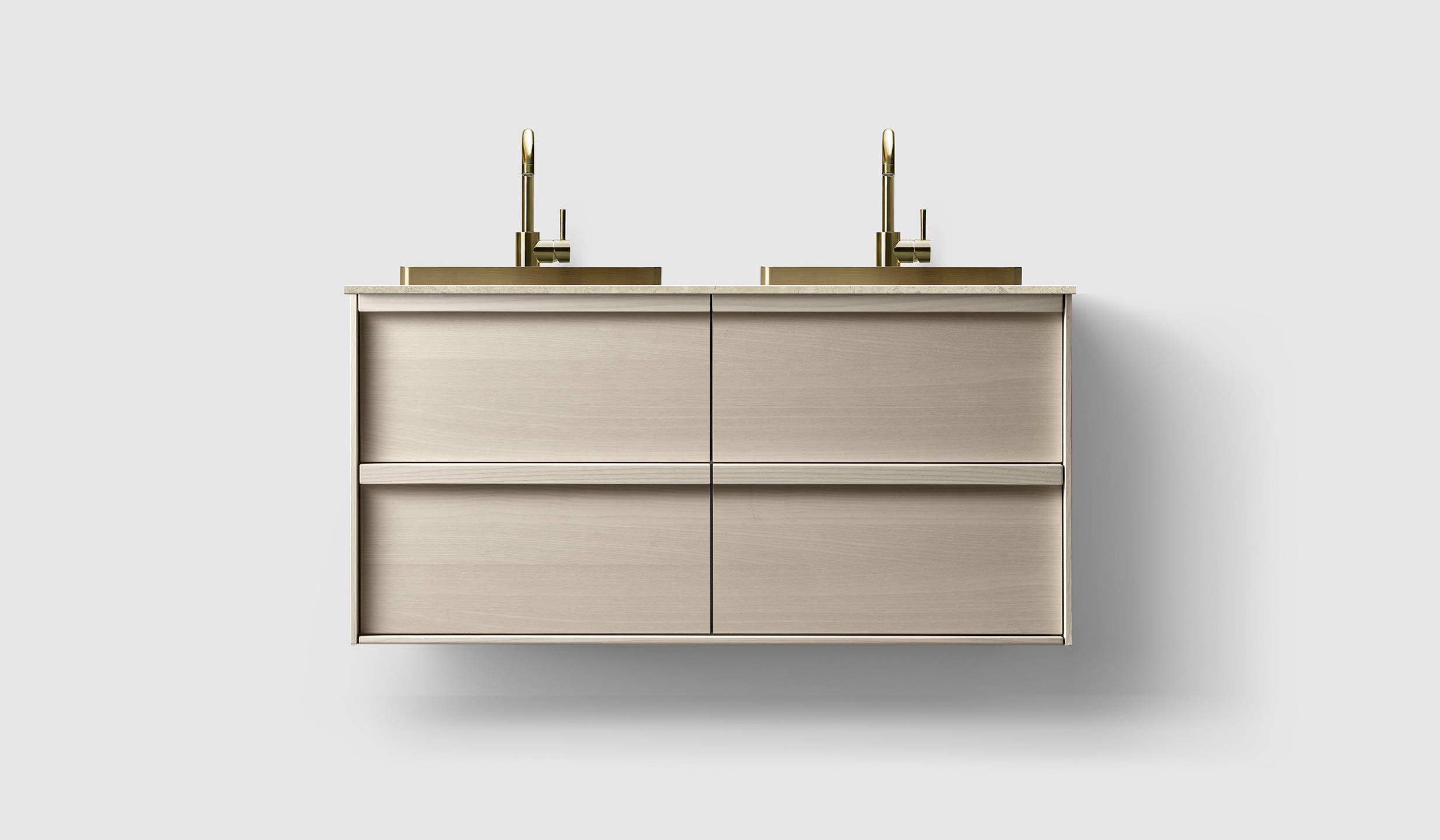 H2/120 - Light Ash Wood - NB/Brass
