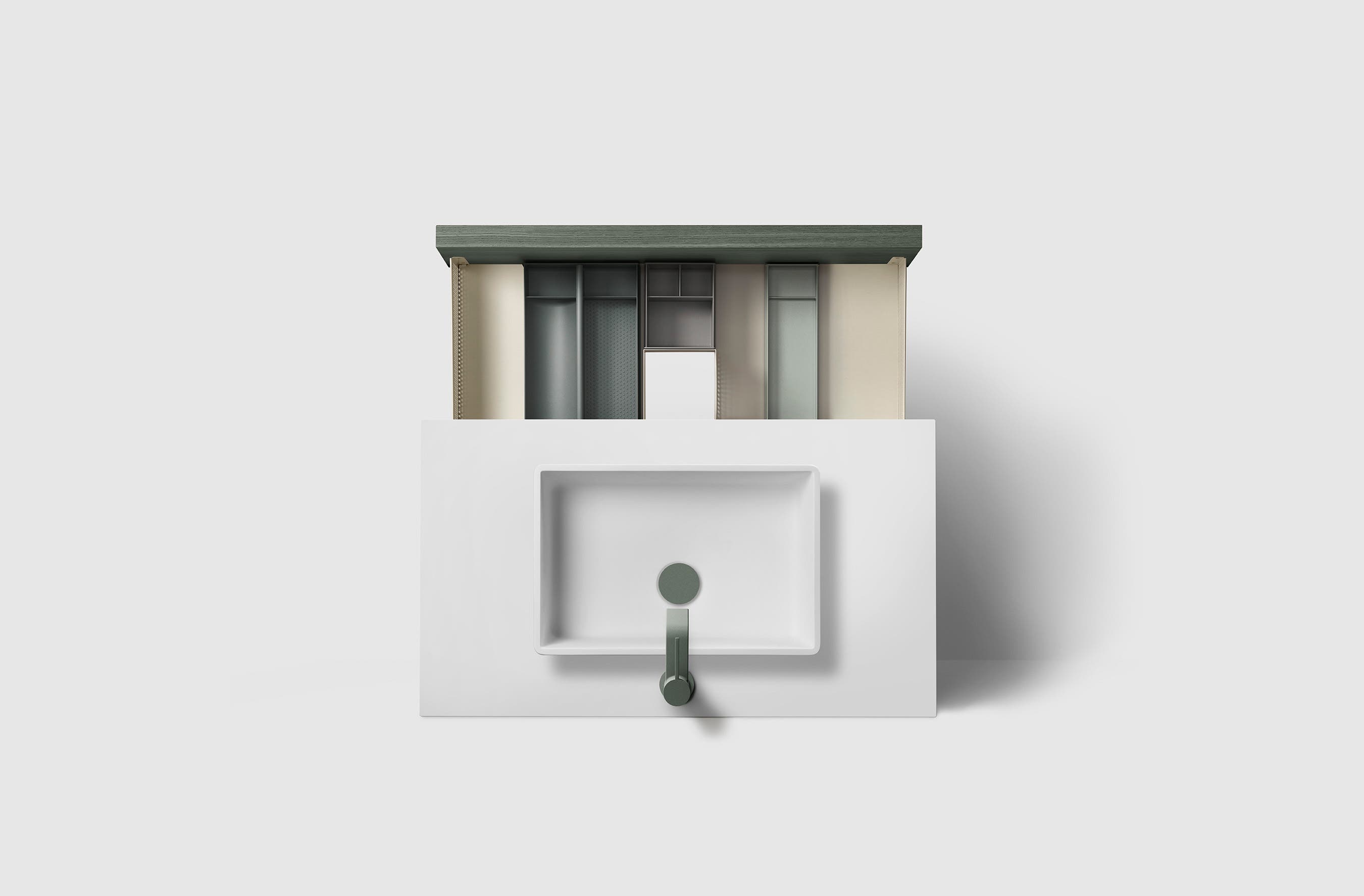 Toniton H2/60 - Ash Green - White Solid