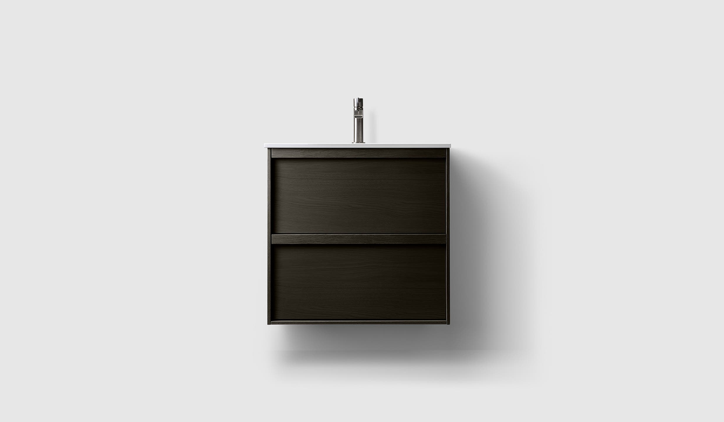 H2/60 - Dark Wood - White Solid IG