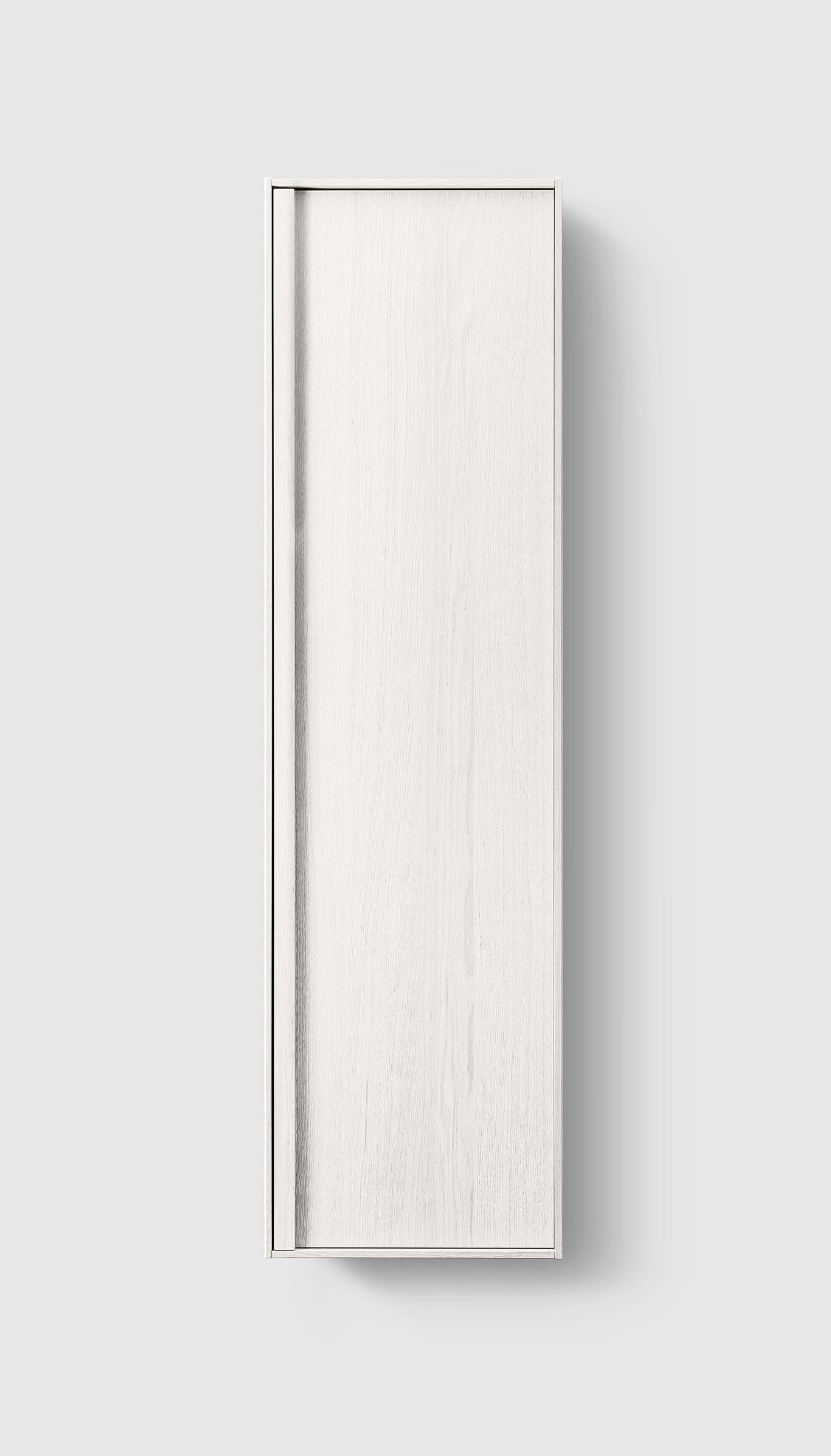 H2 TC45 White Wood H2 Tall Cabinet