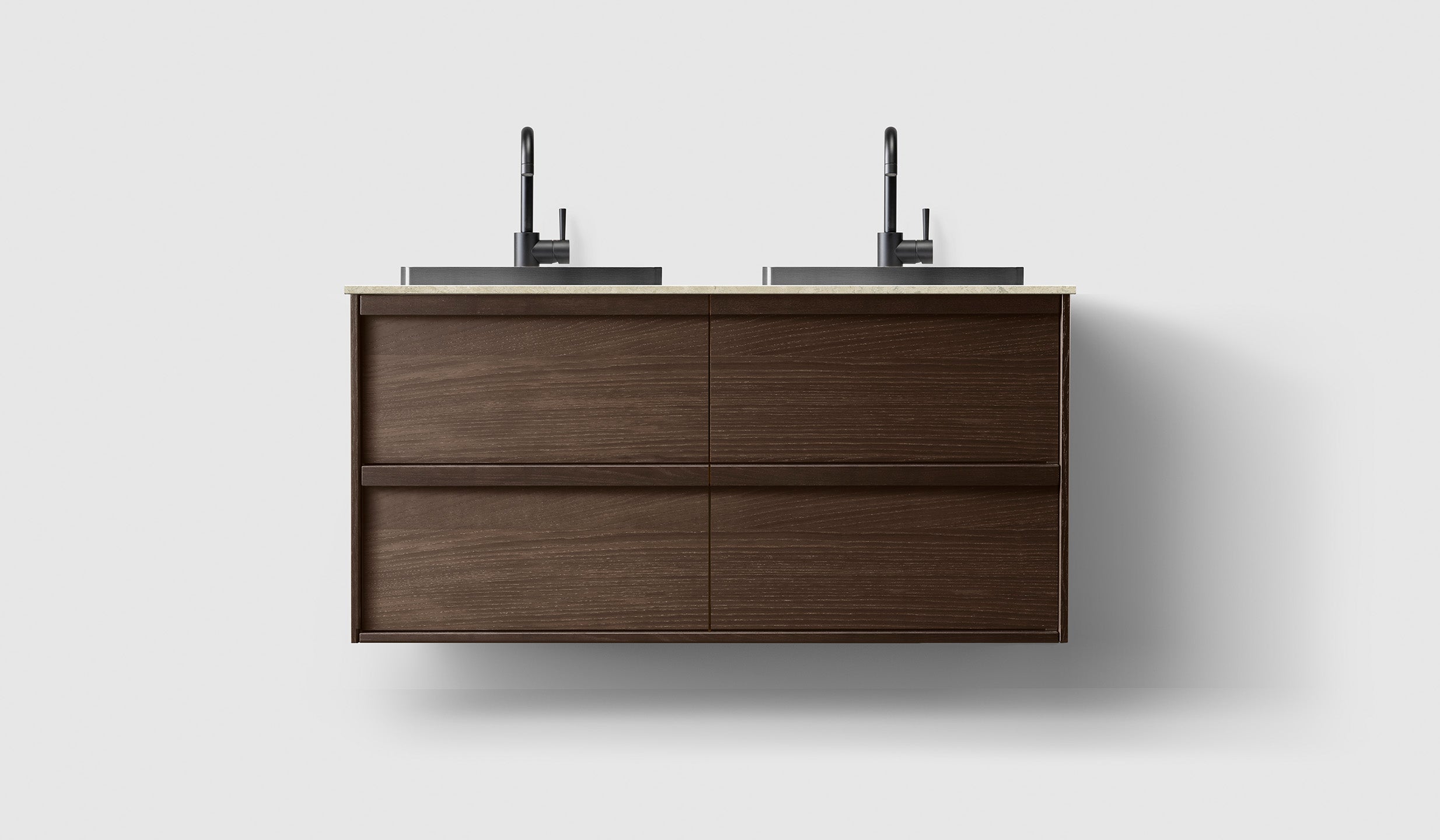 H2/120 - Smoked Oak Wood - AO/Black Chrome