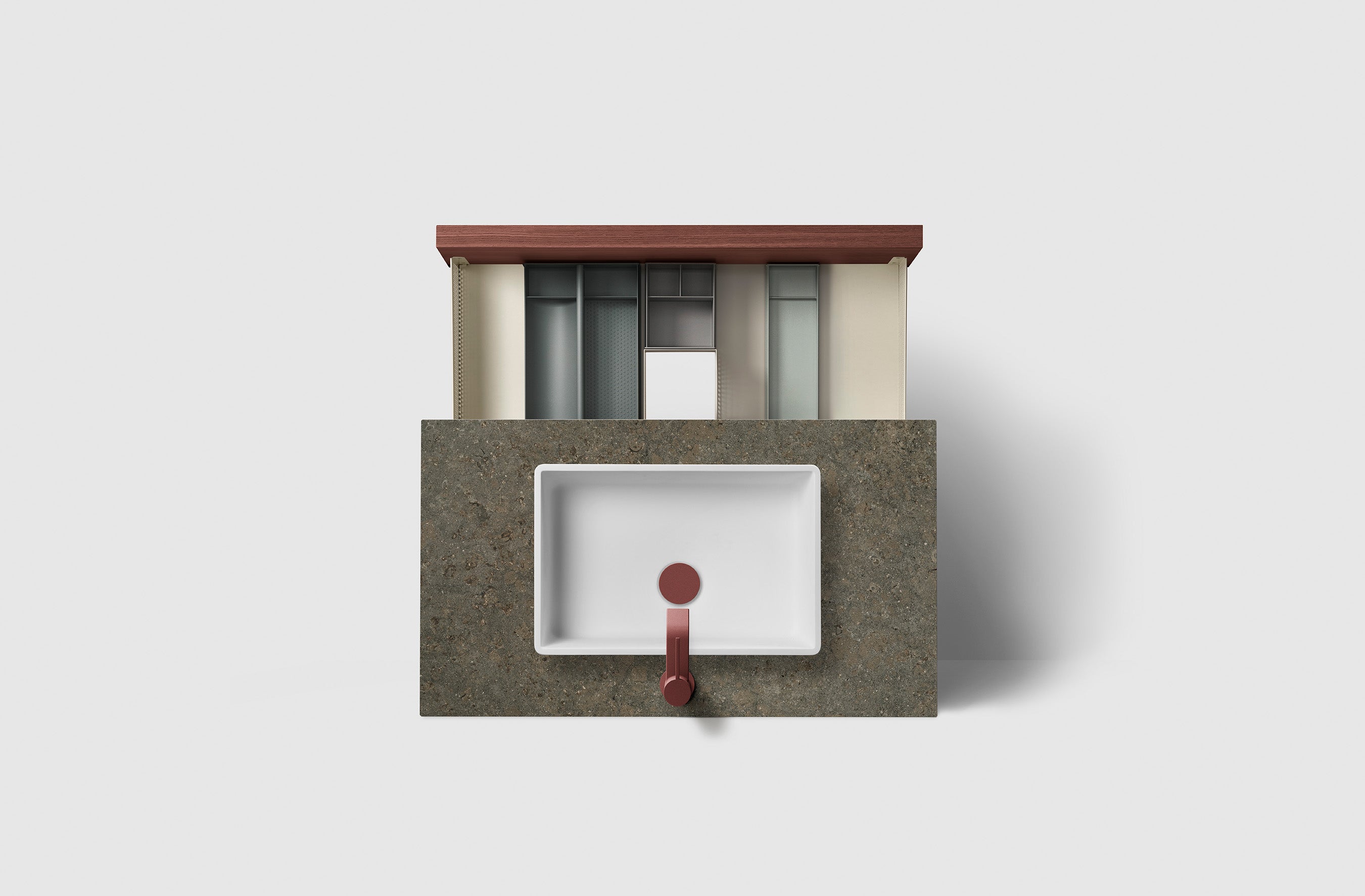 Toniton H2/80 - Reddish Brown - AO/White S