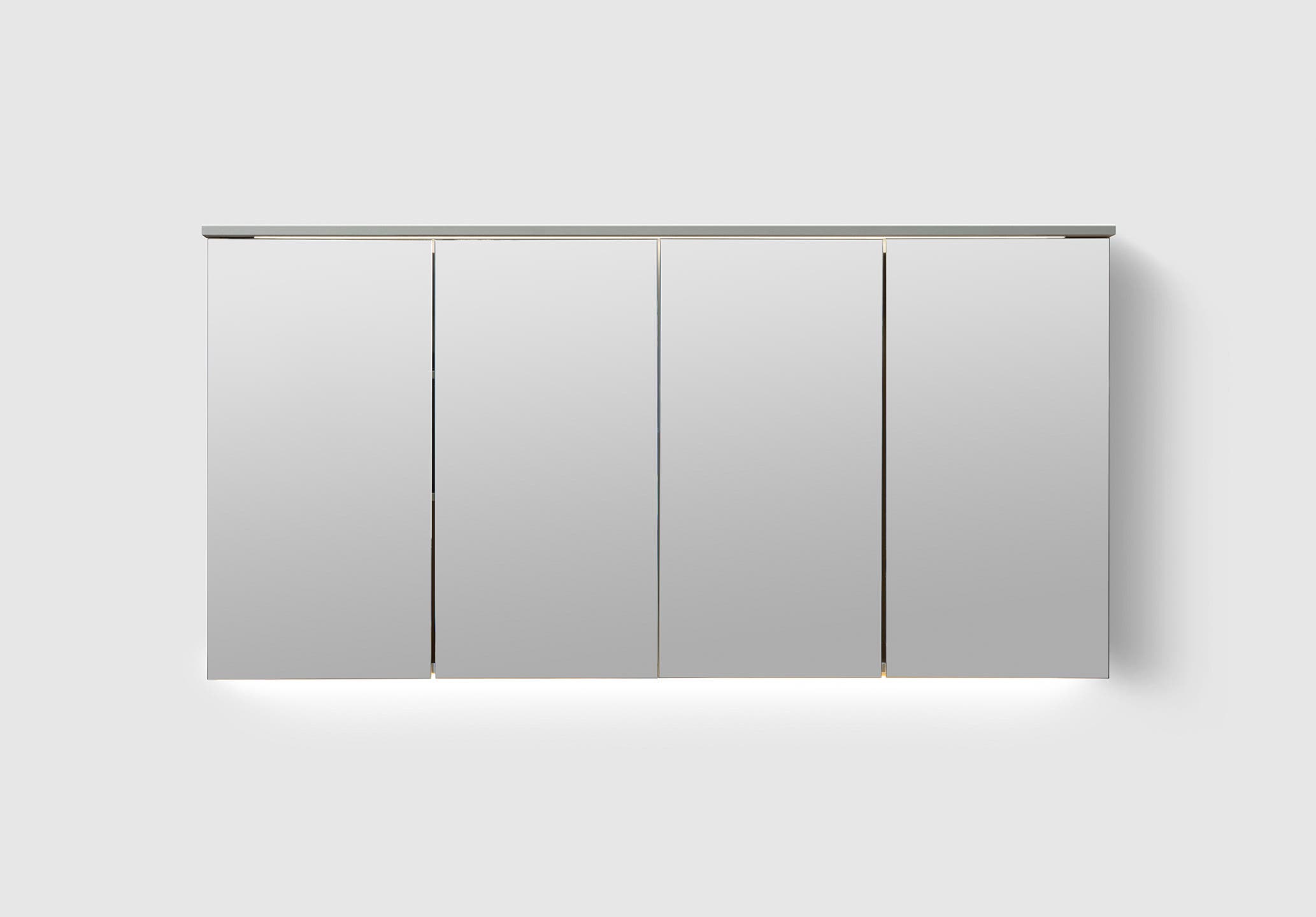 H3/MC140 Warm Grey H3 Mirror Cabinet