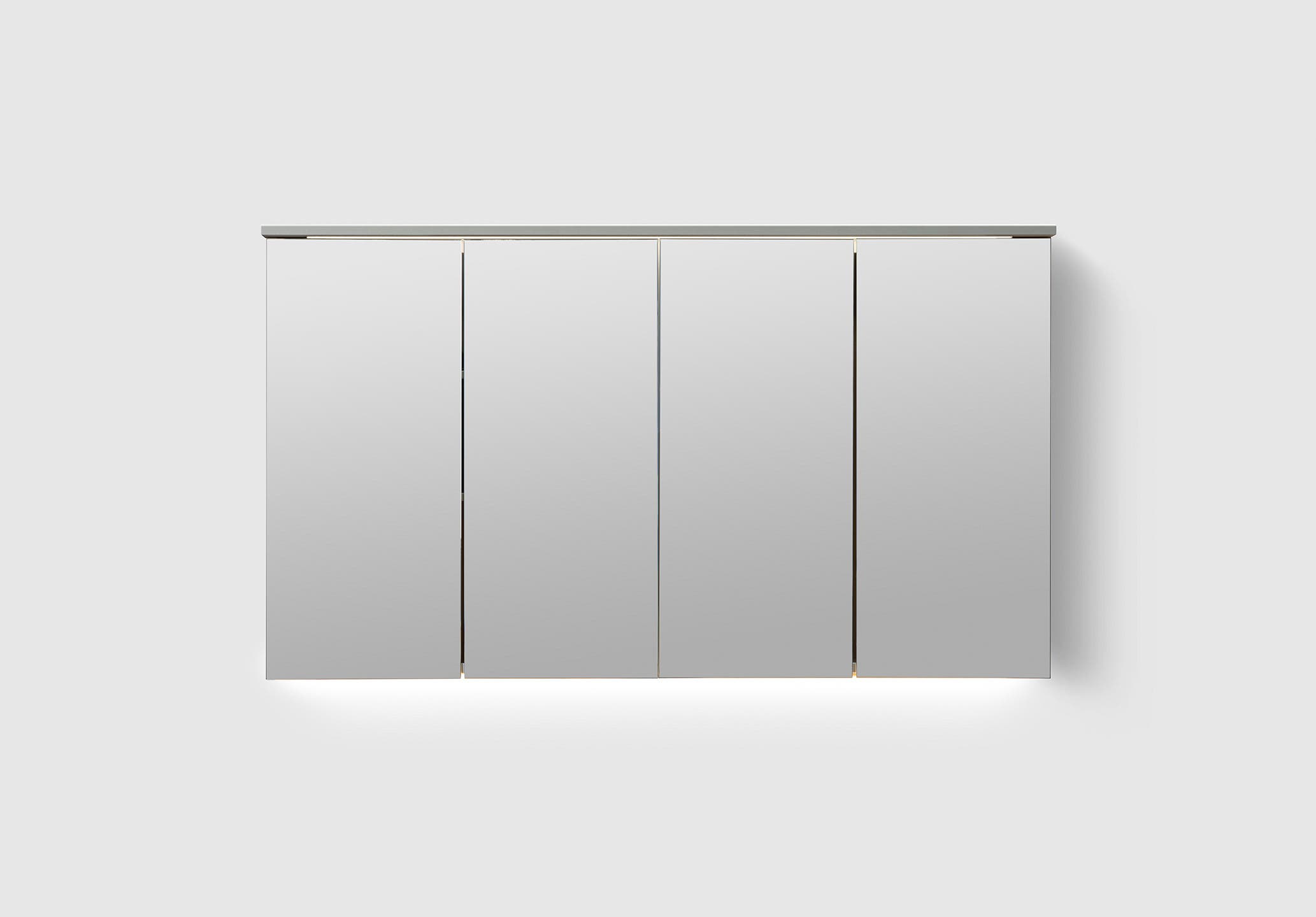 H3/MC120 Warm Grey H3 Mirror Cabinet
